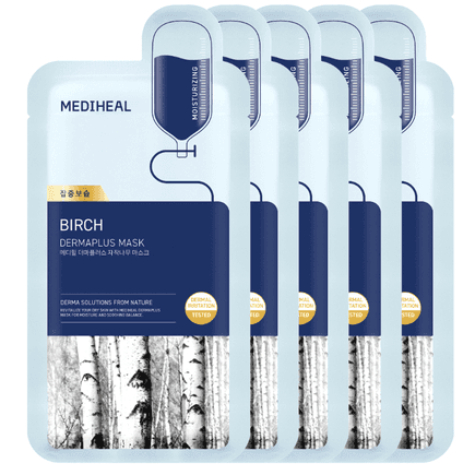 Jual Skin Care Set of 5 Mediheal Dermaplus Birch Mask |Sociolla
