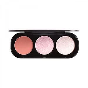 Blusher & Highlighter Palette ( Trio Bronzer New ) Blusher & Highlighter Palette ( Trio Bronzer New )