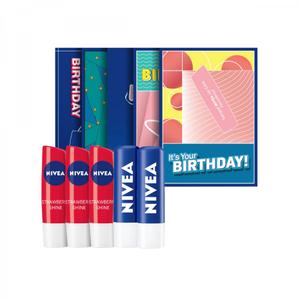 NIVEA LIP Care Birthday Greeting Pack set NIVEA LIP Care Birthday Greeting Pack set