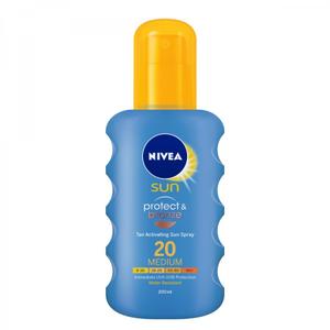NIVEA Sun Spray Protect & Bronze Spf20 200 ml NIVEA Sun Spray Protect & Bronze Spf20 200 ml
