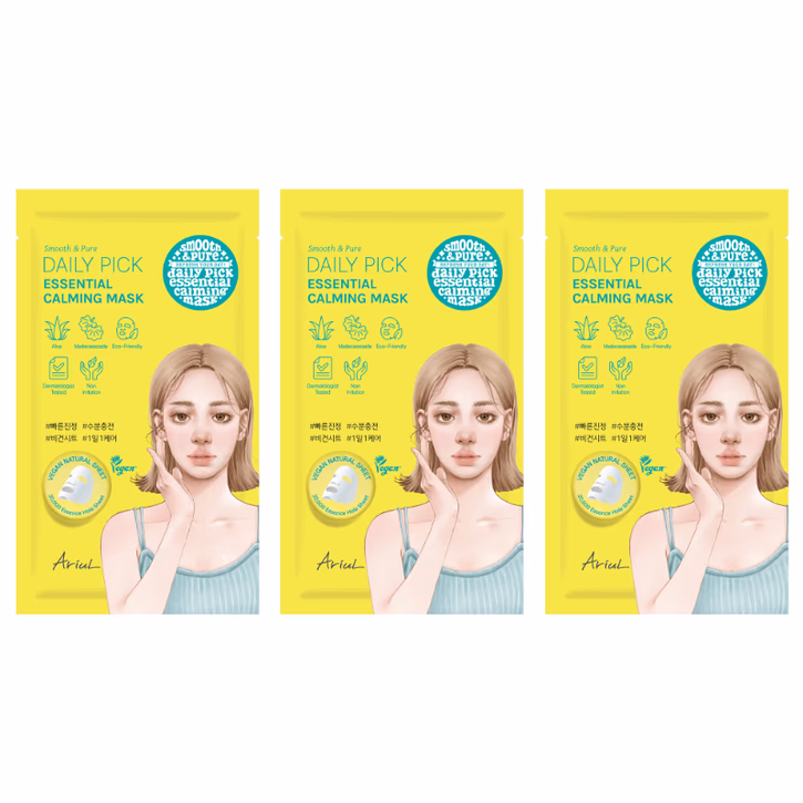 Jual Ariul Sheet Mask Smooth & Pure Daily Pick Essential Calming Mask ...