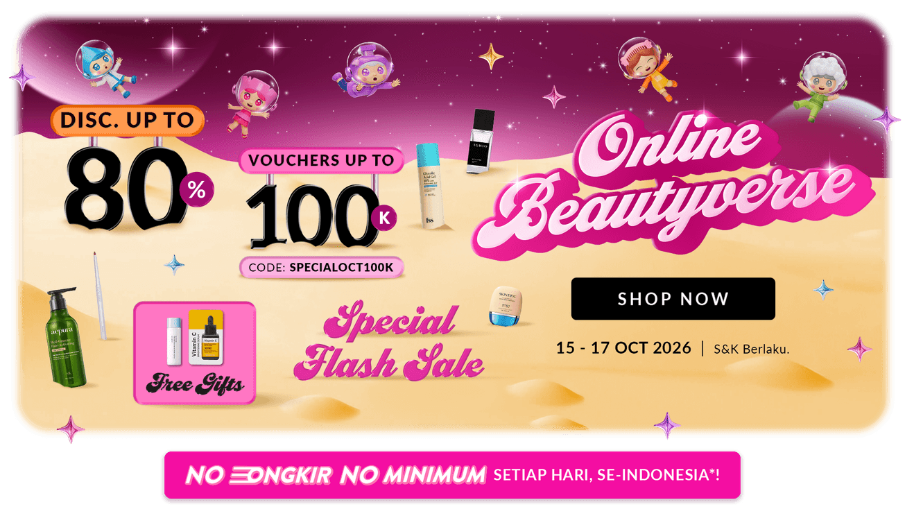 Bukti validasi kode promo - Sociolla - Promo: [[Diskon hingga 80%]] untuk koleksi kecantikan selama flash sale